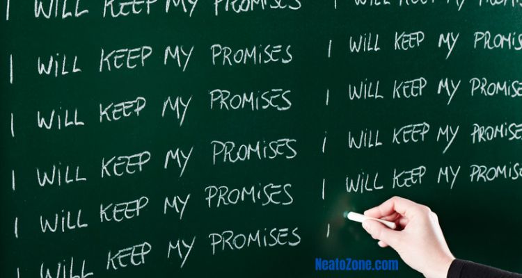 keep your promises to yourself